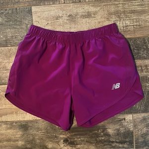 Purple new balance womens running shorts- no size tags!
